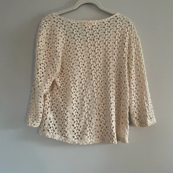 Anthropologie Staring at Stars Crochet Sweater - Picture 2 of 3